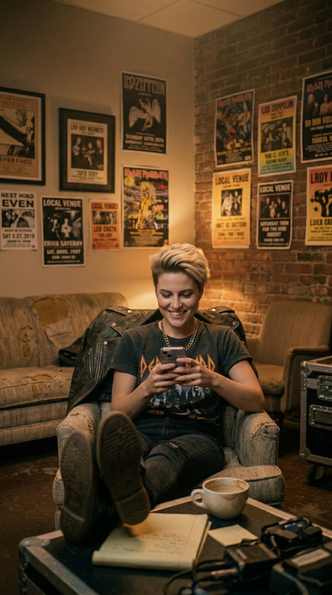 Blaze backstage
